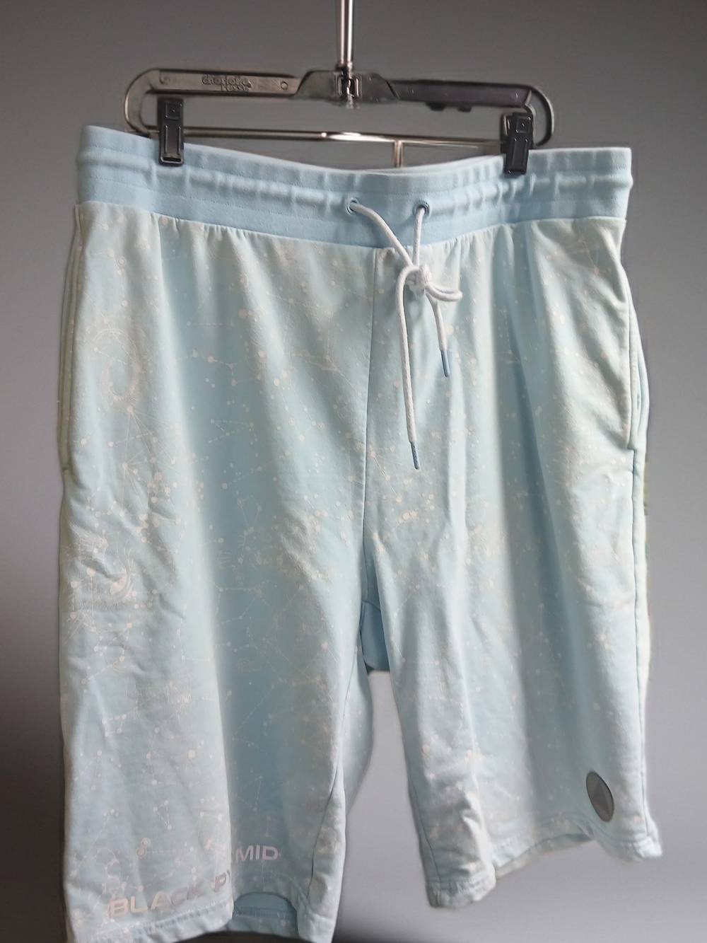 Black Pyramid Light Blue Athletic Shorts